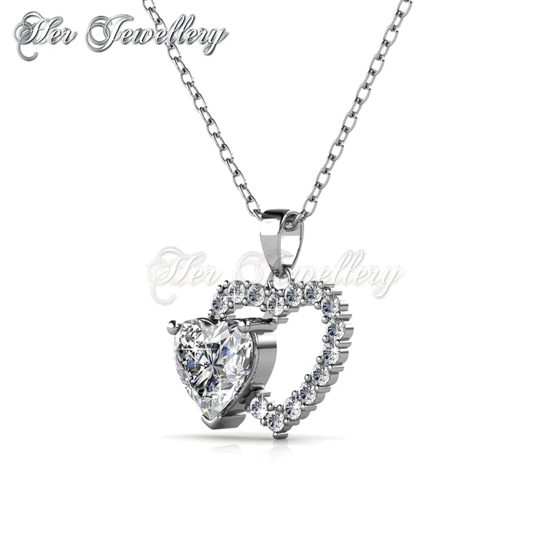 Swarovski Crystals Dear Love Pendant - Her Jewellery