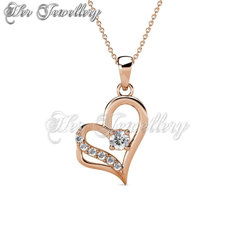 Swarovski Crystals Destiny Love Pendant - Her Jewellery