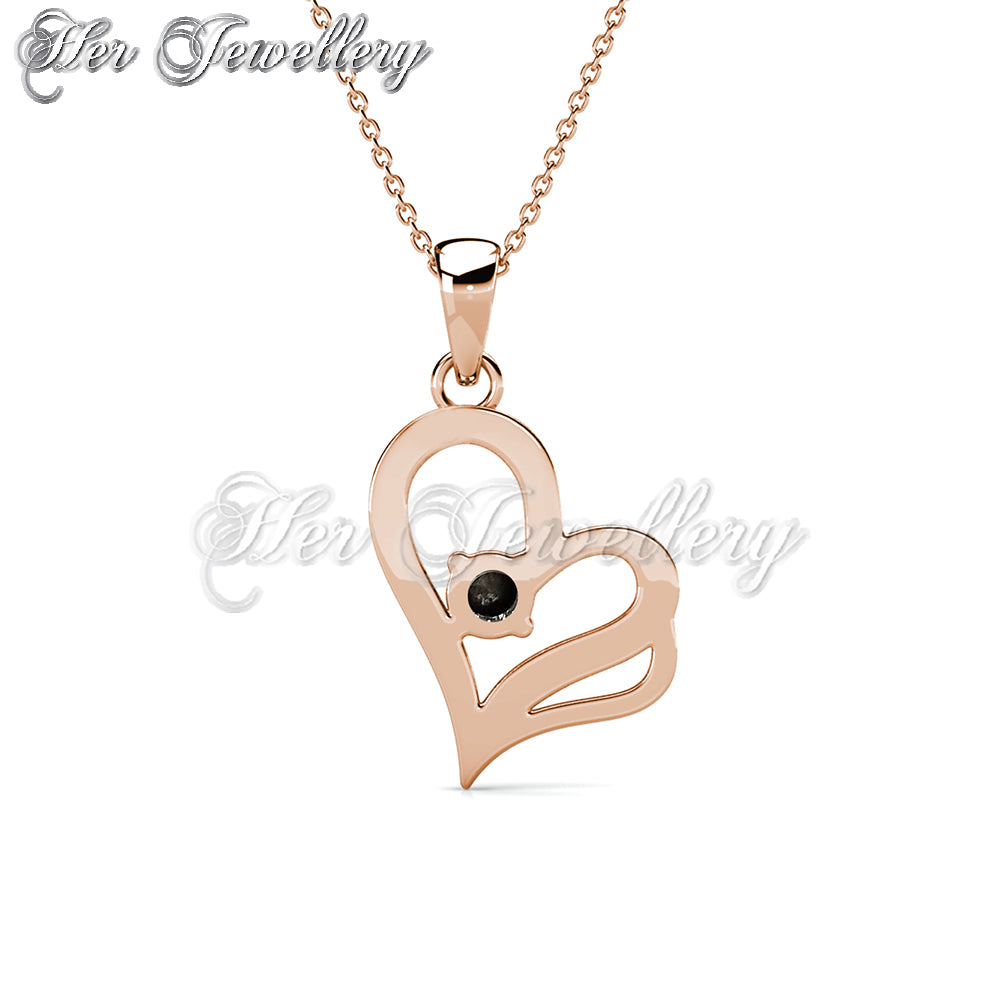 Swarovski Crystals Destiny Love Pendant - Her Jewellery