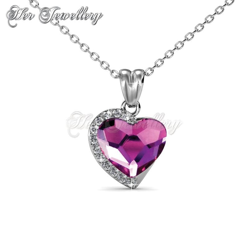 Fond Love Pendant†(12 Crystal Colours)
