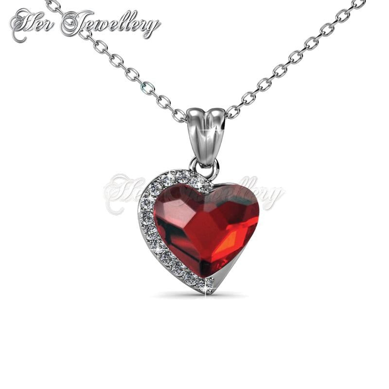 Fond Love Pendant†(12 Crystal Colours)