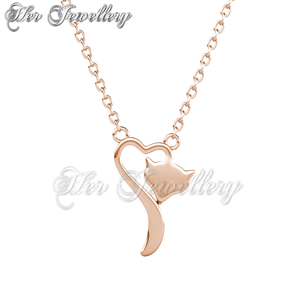 Swarovski Crystals Fox Love Pendant - Her Jewellery