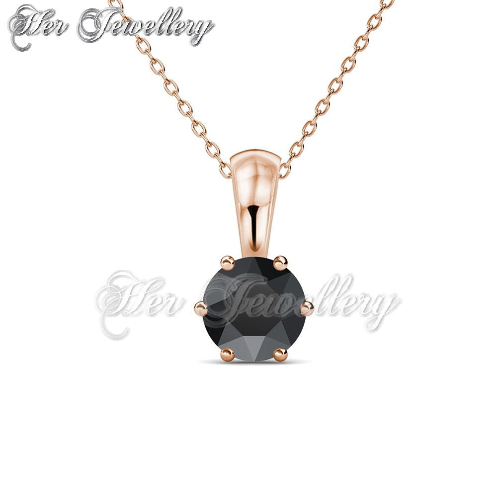 Swarovski Crystals Galaxy Stone Pendant (Rose Gold) - Her Jewellery