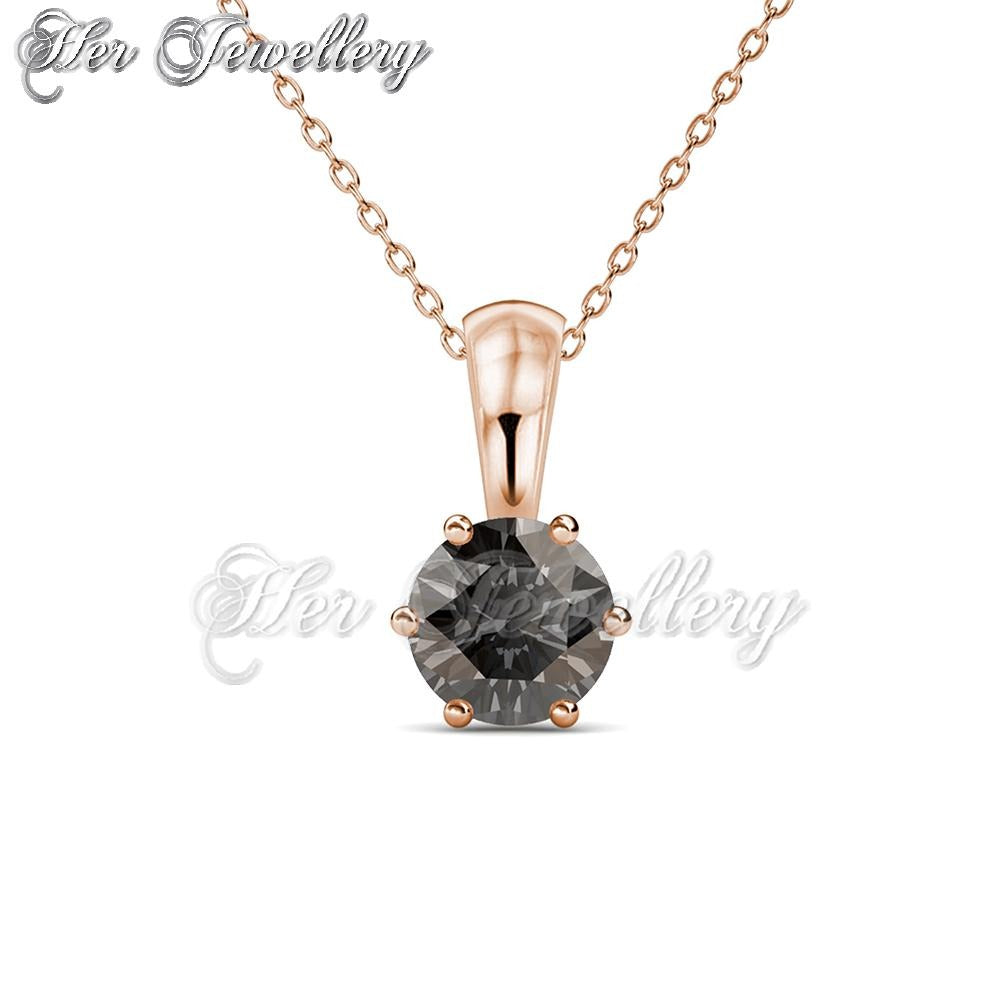 Swarovski Crystals Galaxy Stone Pendant (Rose Gold) - Her Jewellery