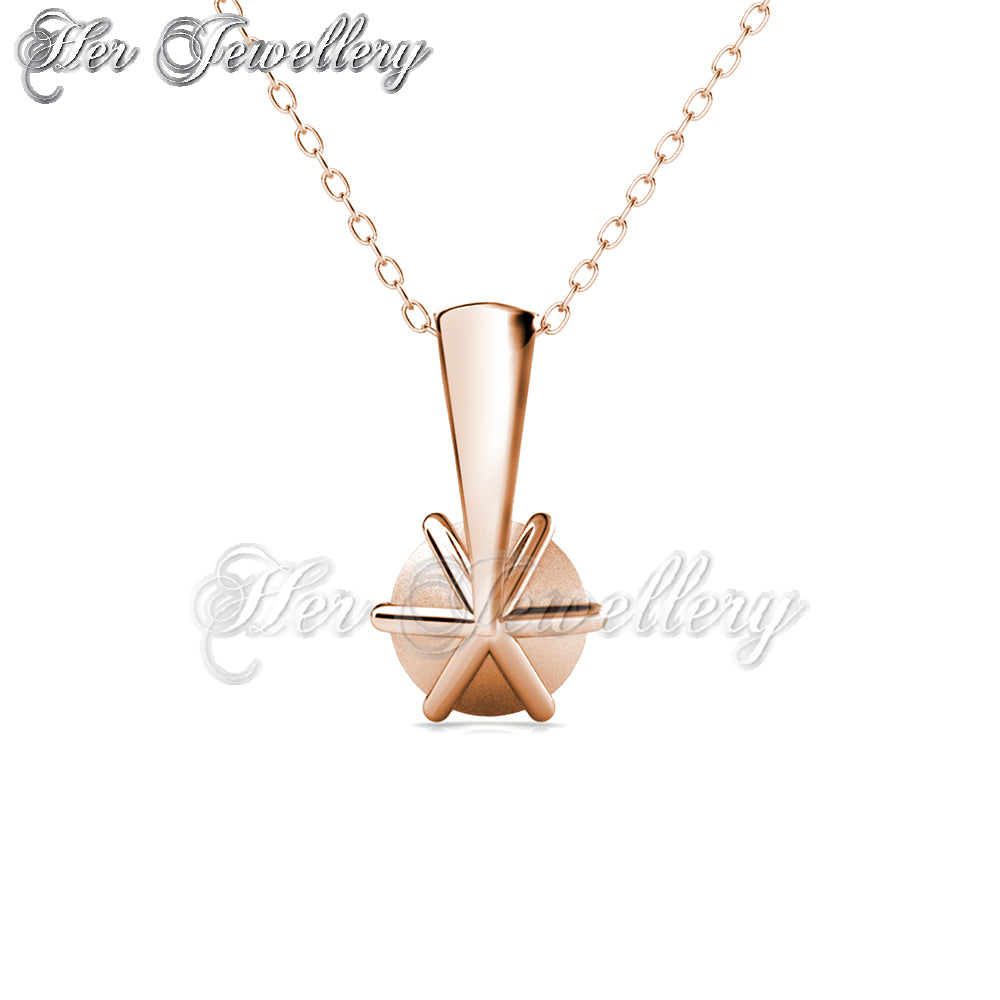 Swarovski Crystals Galaxy Stone Pendant (Rose Gold) - Her Jewellery