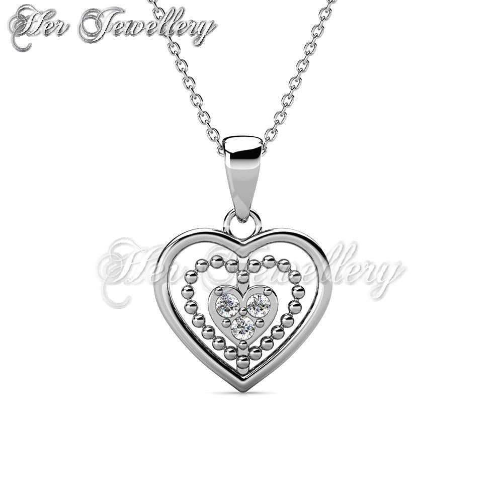 Swarovski Crystals Gene Love Pendant - Her Jewellery