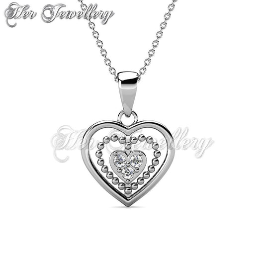 Swarovski Crystals Gene Love Pendant - Her Jewellery