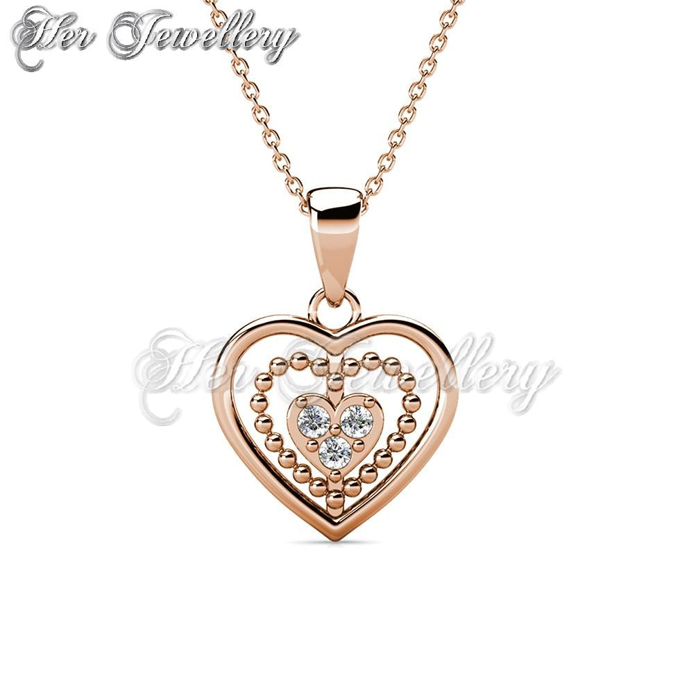 Swarovski Crystals Gene Love Pendant - Her Jewellery