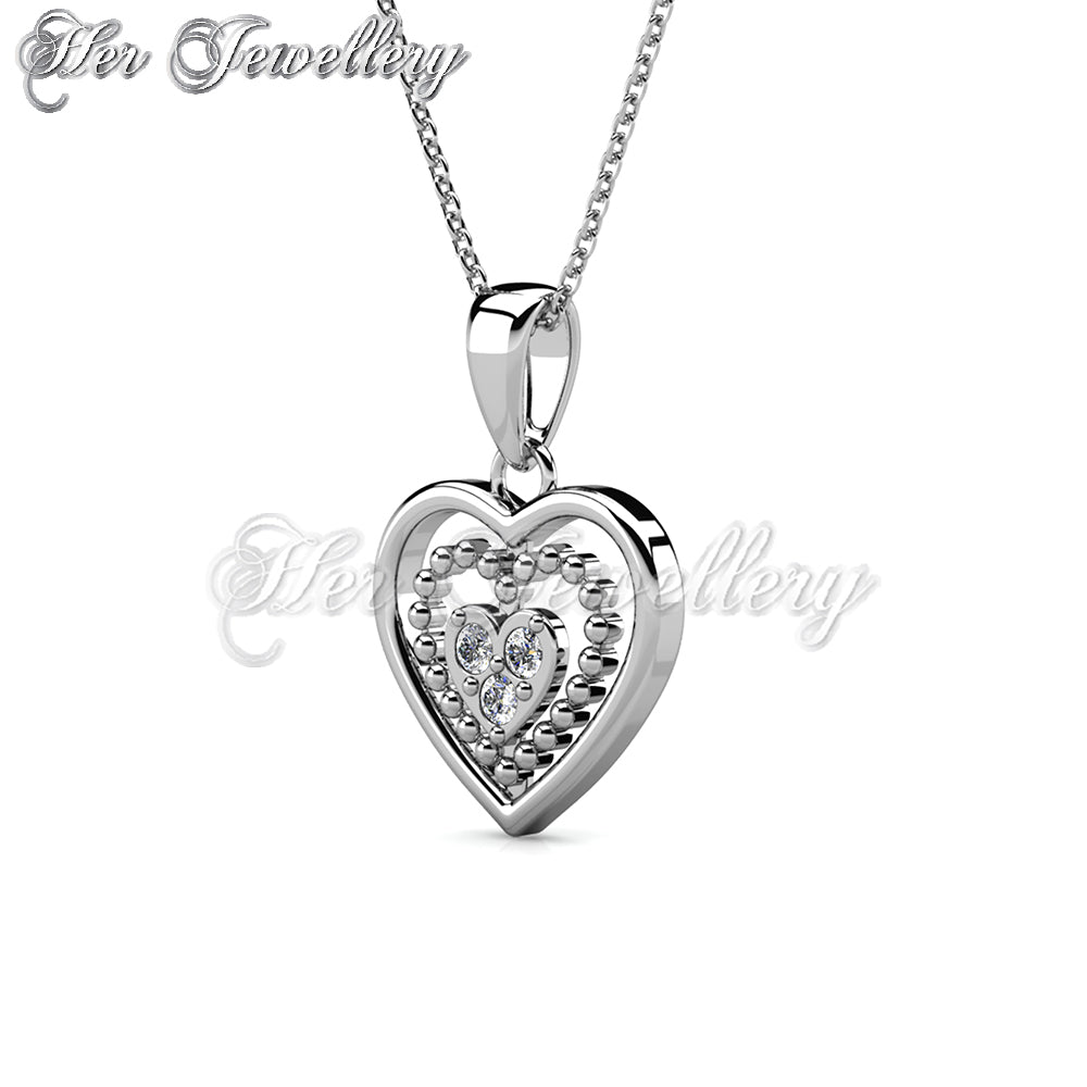Swarovski Crystals Gene Love Pendant - Her Jewellery