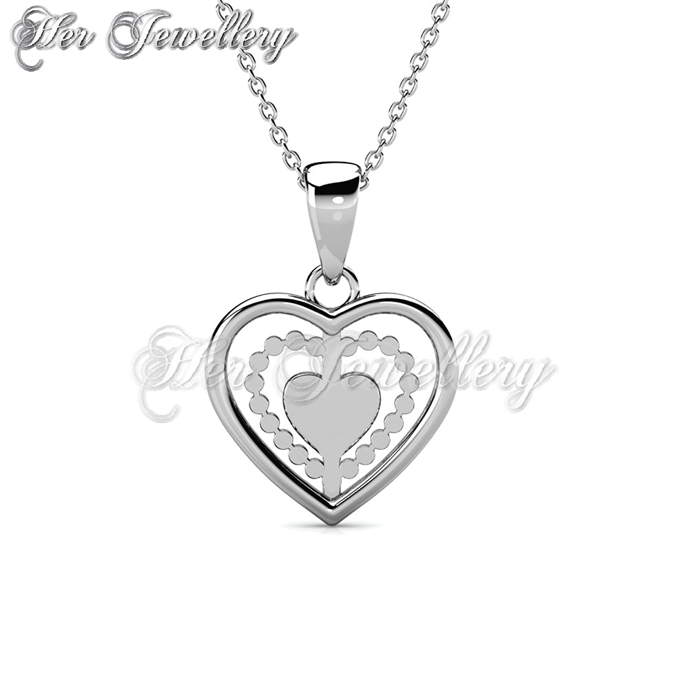 Swarovski Crystals Gene Love Pendant - Her Jewellery