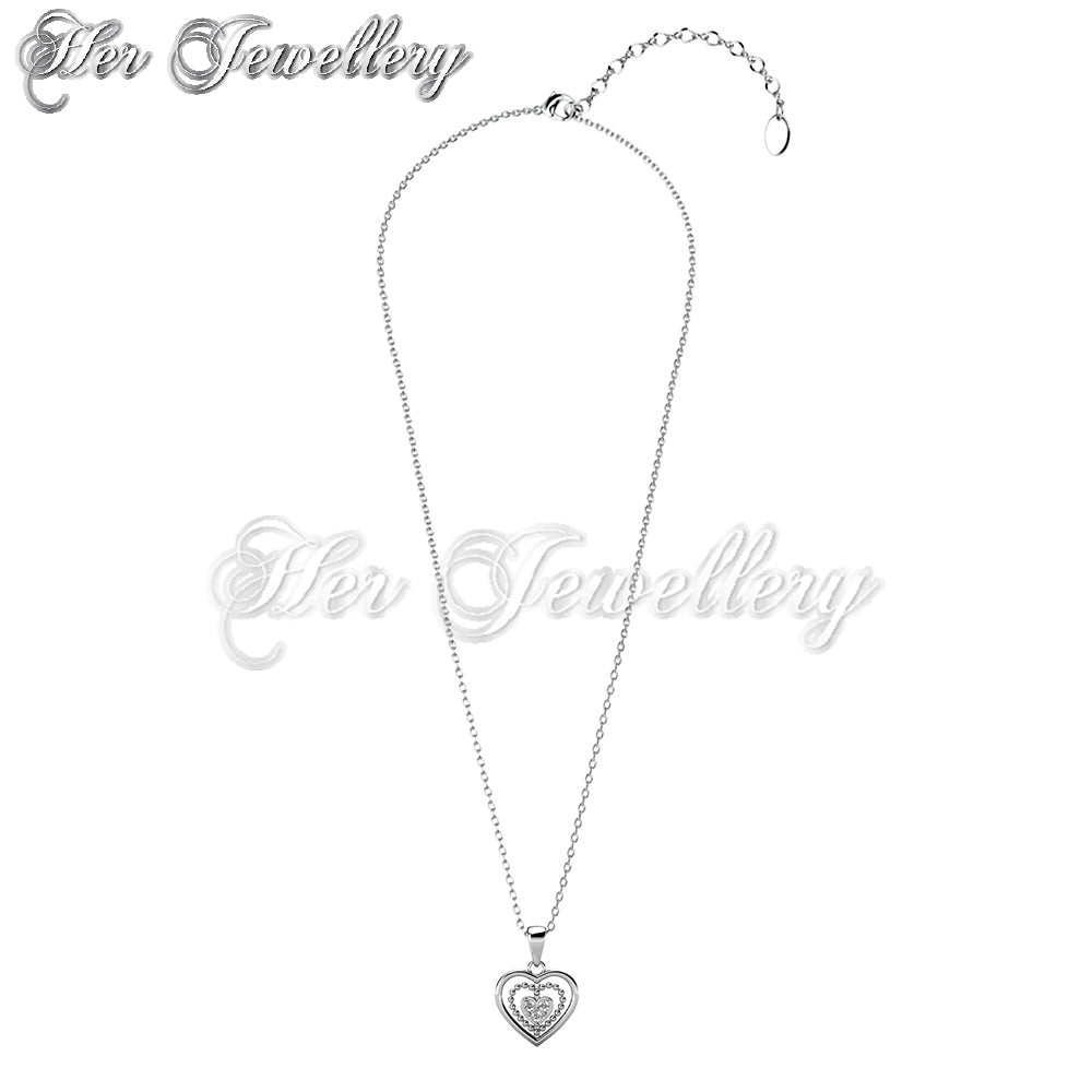 Swarovski Crystals Gene Love Pendant - Her Jewellery