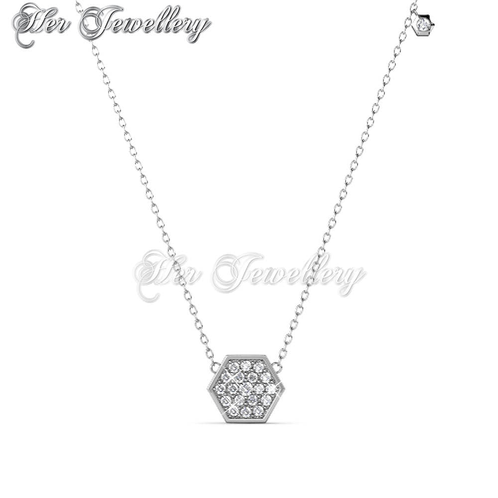Swarovski Crystals Hexagon Pendant†- Her Jewellery