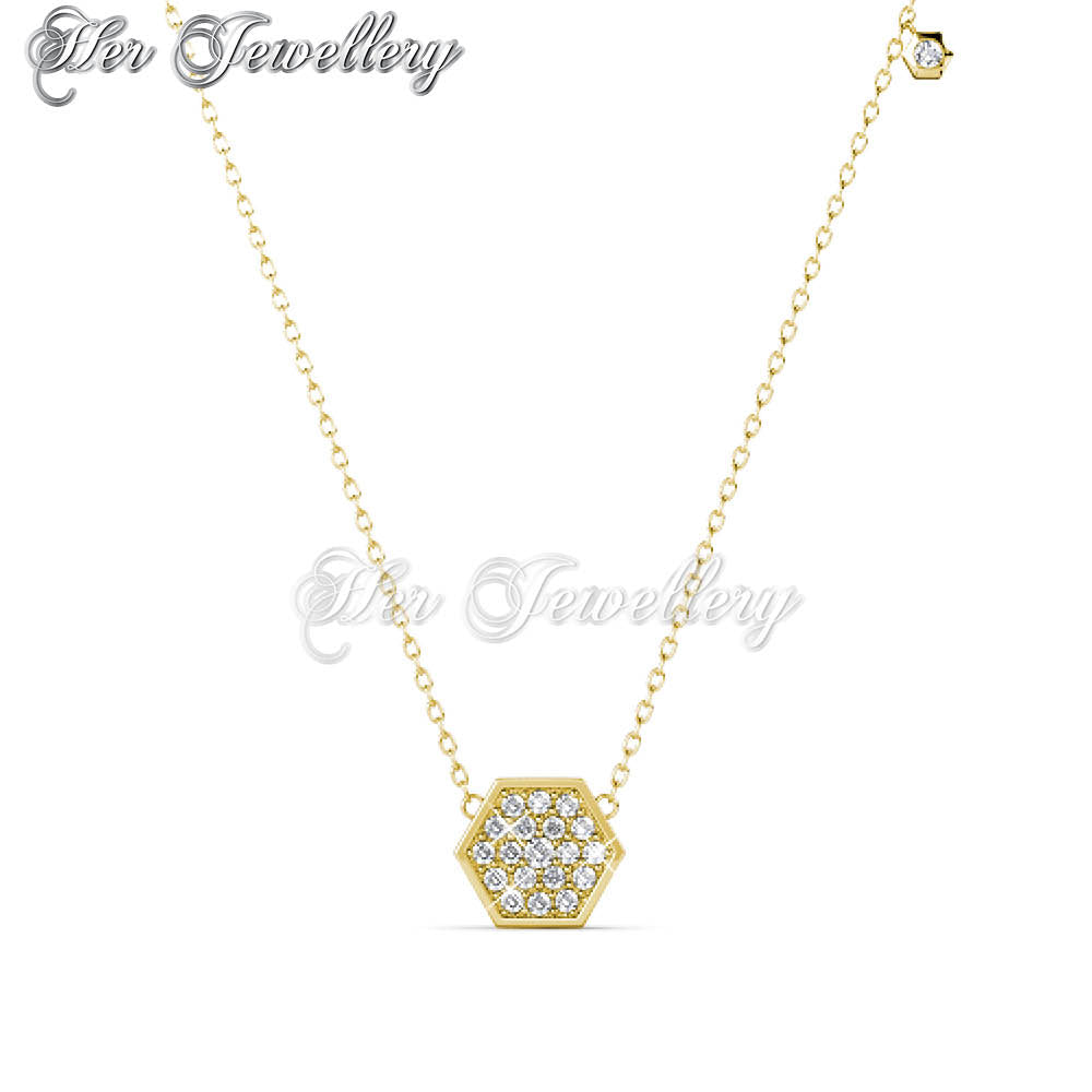 Swarovski Crystals Hexagon Pendant†- Her Jewellery