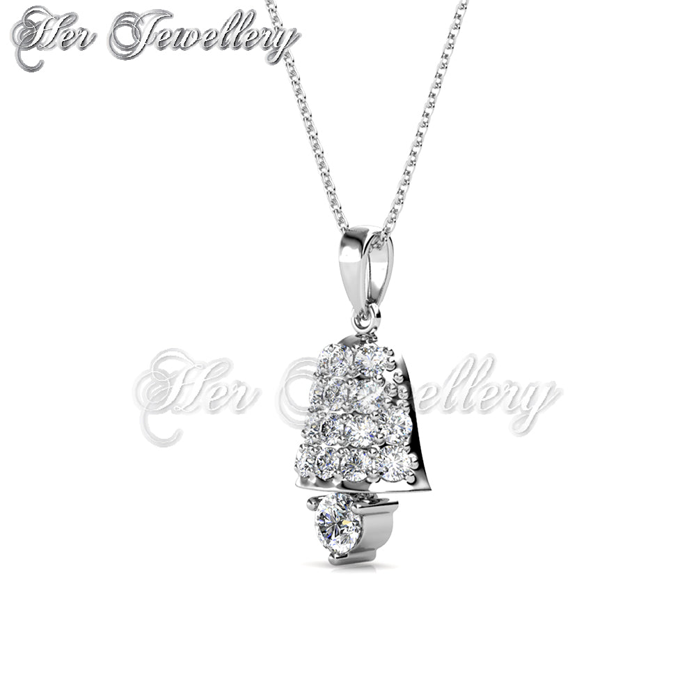 Swarovski Crystals Jingle Bell Pendant - Her Jewellery
