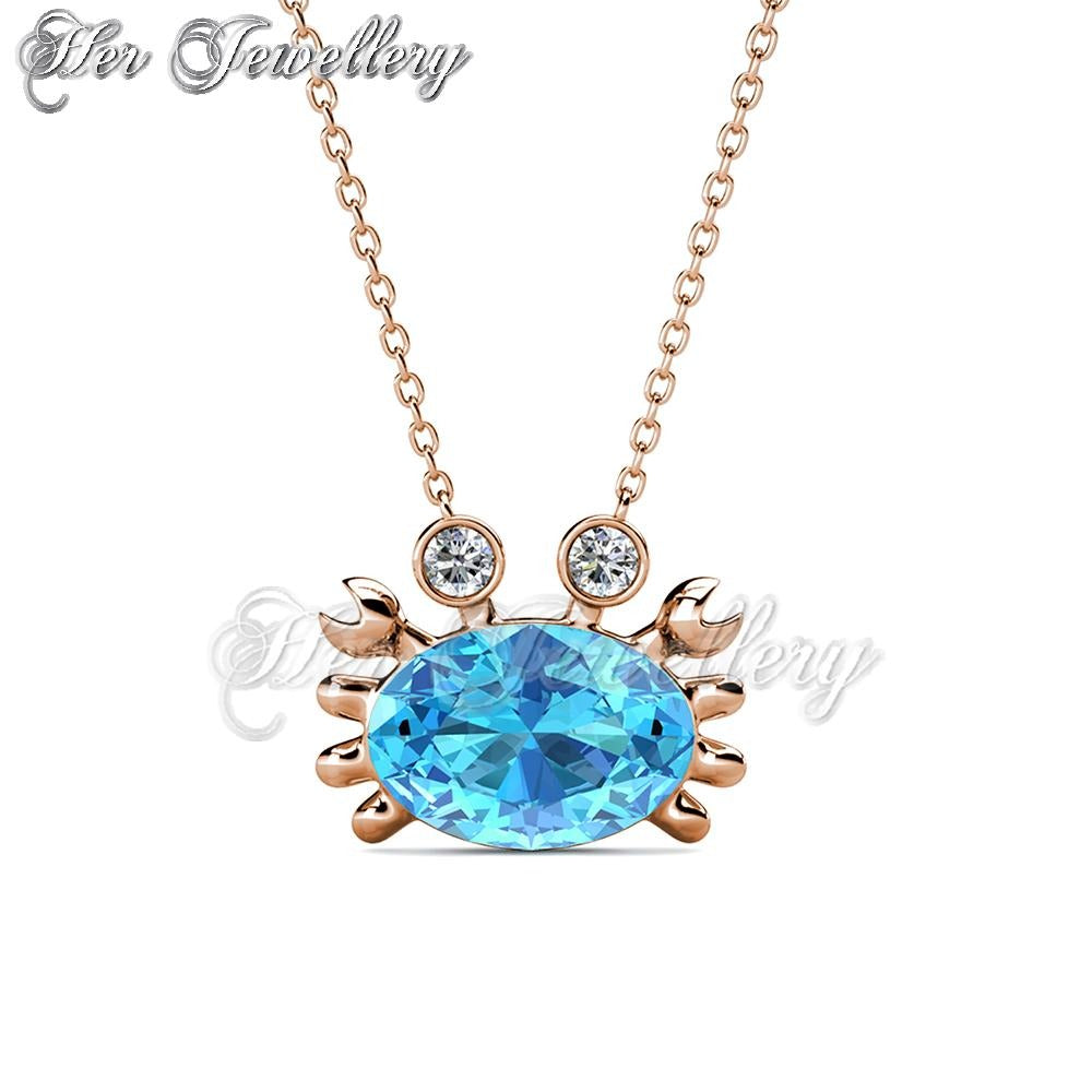 Swarovski Crystals Little Crab Pendant - Her Jewellery