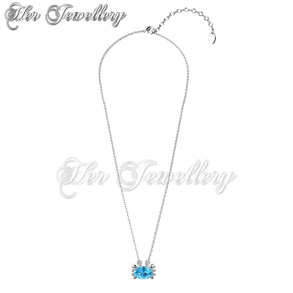 Swarovski Crystals Little Crab Pendant - Her Jewellery