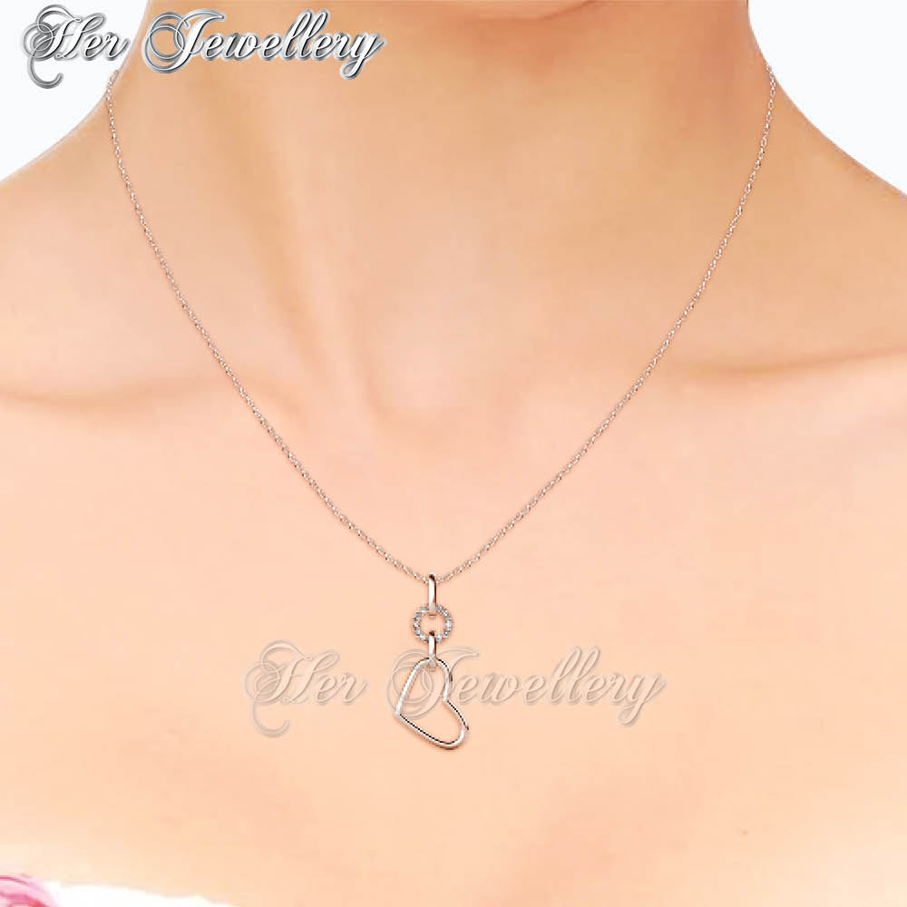 Swarovski Crystals Love Circlet Pendant†- Her Jewellery