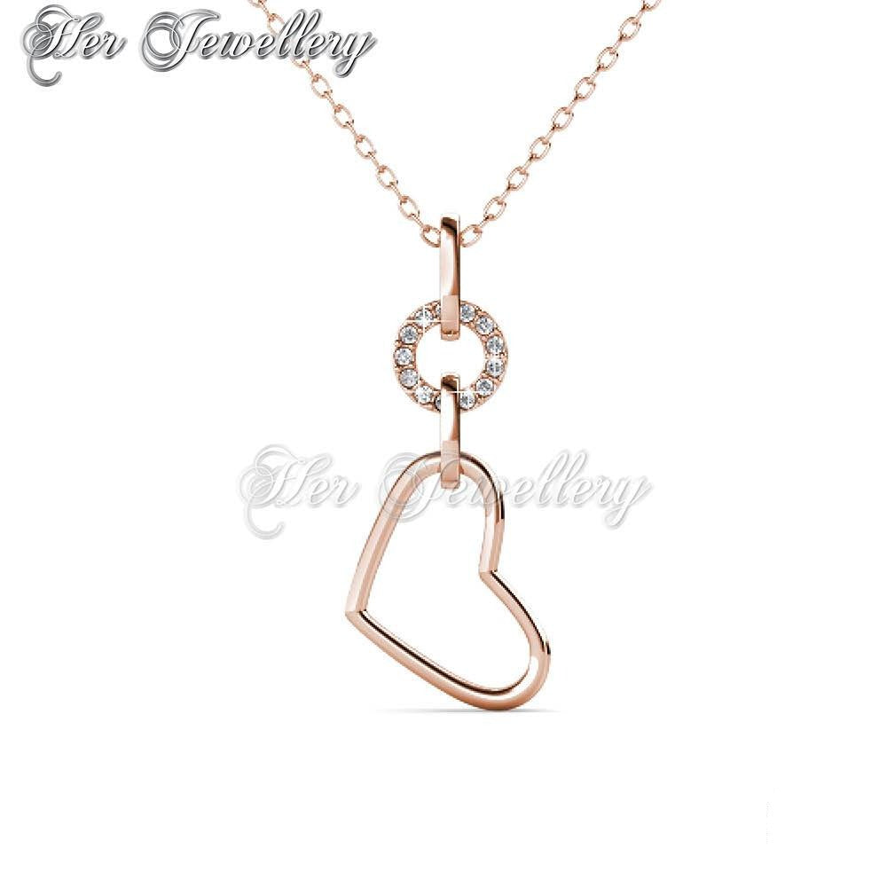 Swarovski Crystals Love Circlet Pendant†- Her Jewellery