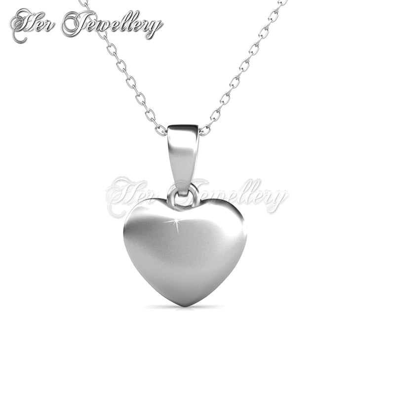Swarovski Crystals Love Tag Pendant - Her Jewellery