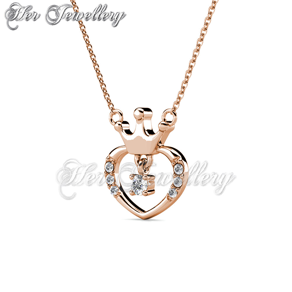 Swarovski Crystals Lovely Crown Pendant - Her Jewellery