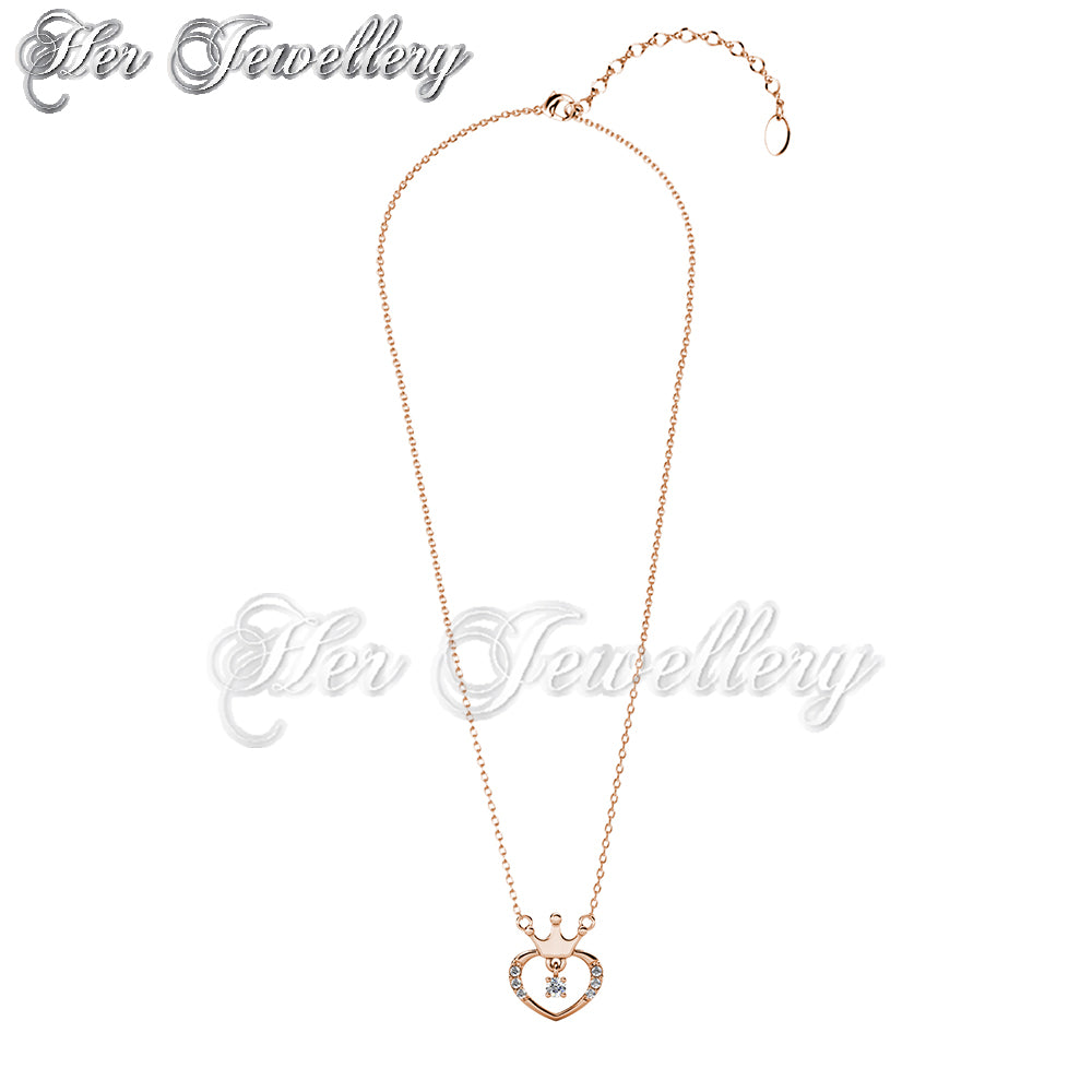 Swarovski Crystals Lovely Crown Pendant - Her Jewellery