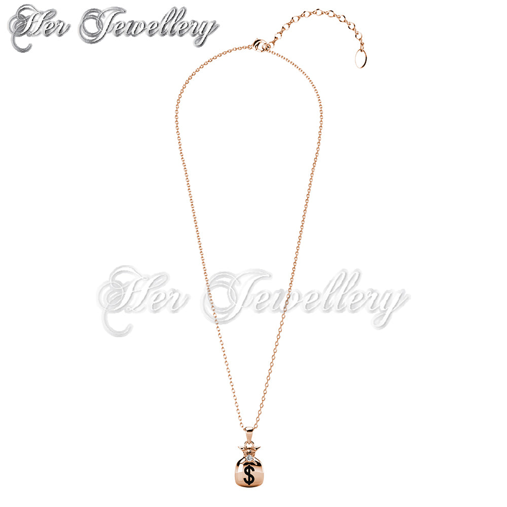 Swarovski Crystals Lucky Pouch Pendant - Her Jewellery
