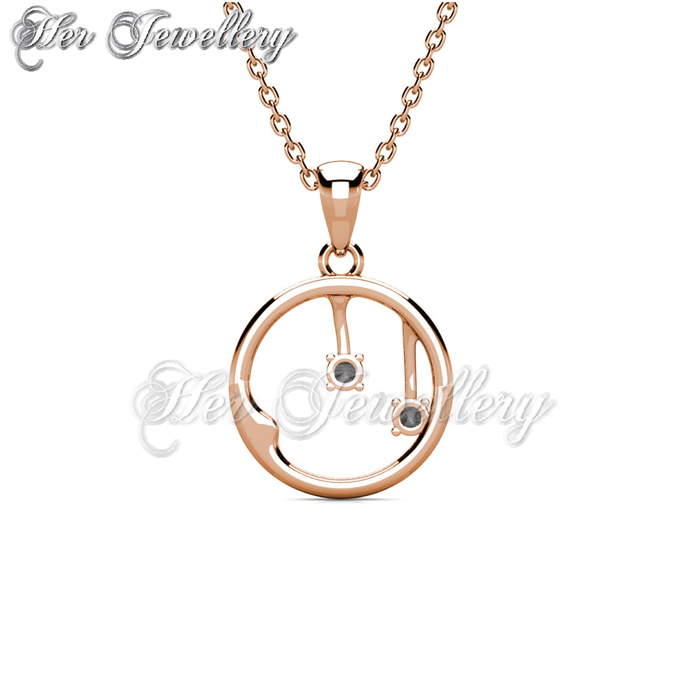 Swarovski Crystals Luna Pendant - Her Jewellery