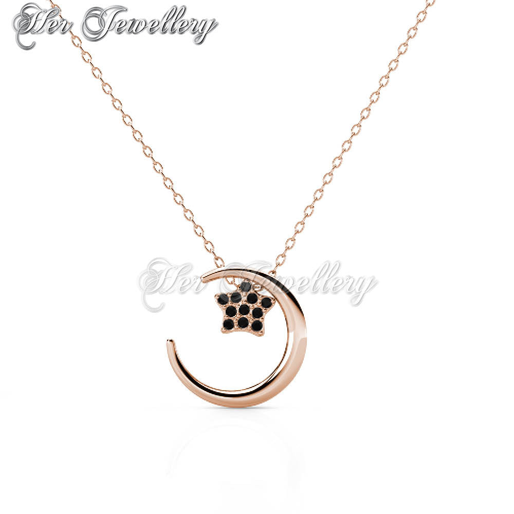 Swarovski Crystals Lune Etoilee Pendant†- Her Jewellery