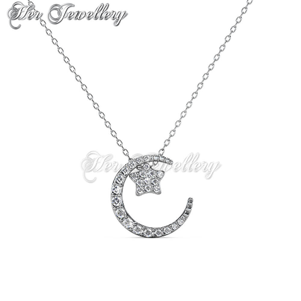 Swarovski Crystals Lune Etoilee Pendant†- Her Jewellery