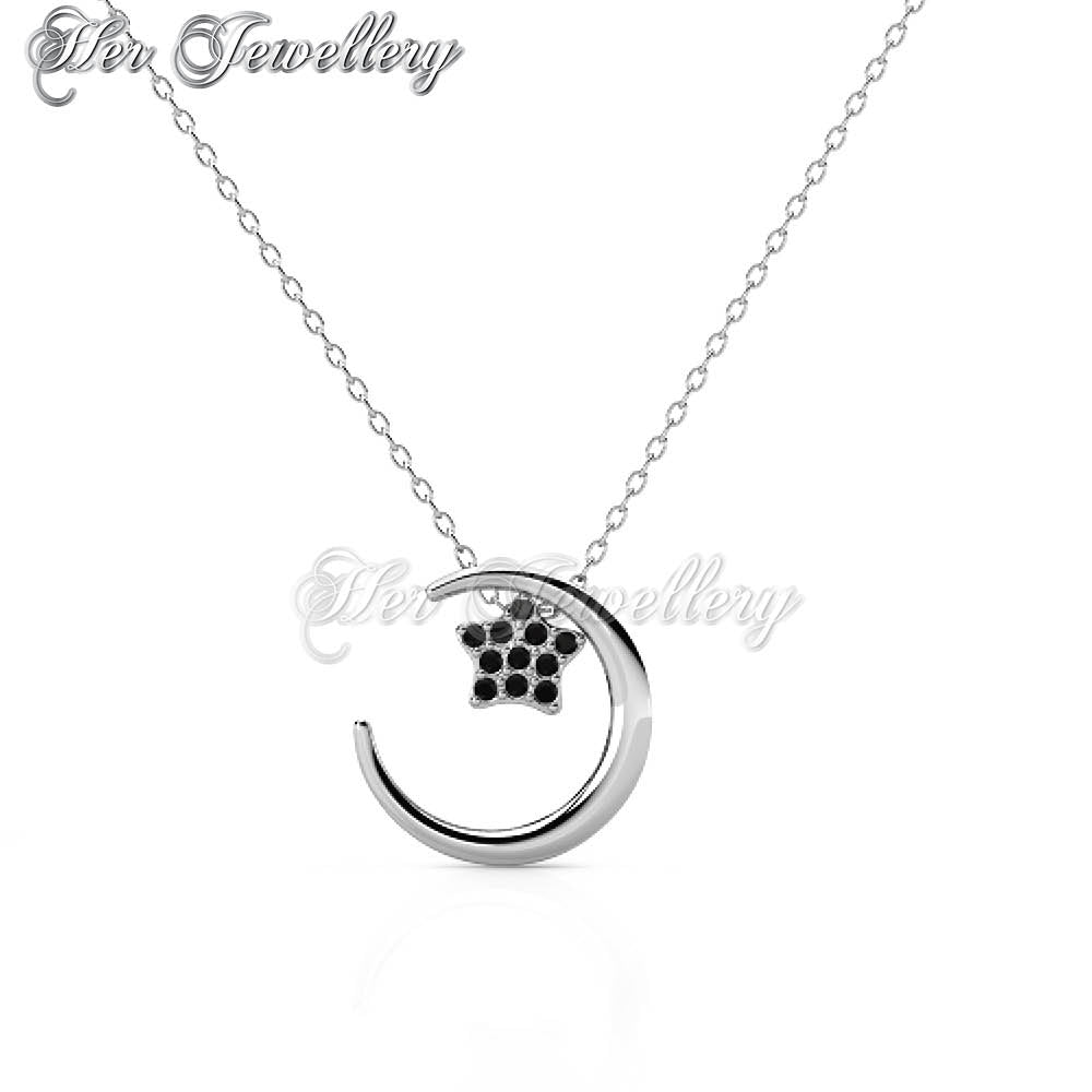 Swarovski Crystals Lune Etoilee Pendant†- Her Jewellery