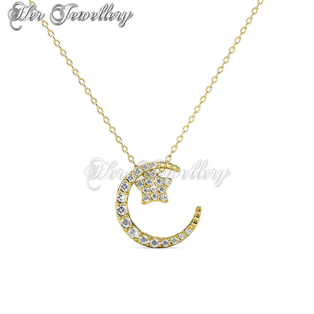 Swarovski Crystals Lune Etoilee Pendant†- Her Jewellery