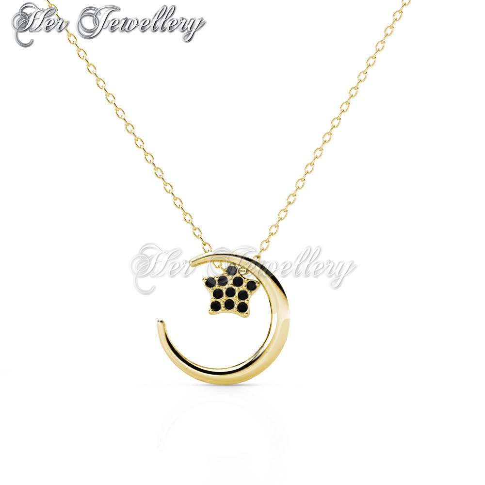 Swarovski Crystals Lune Etoilee Pendant†- Her Jewellery