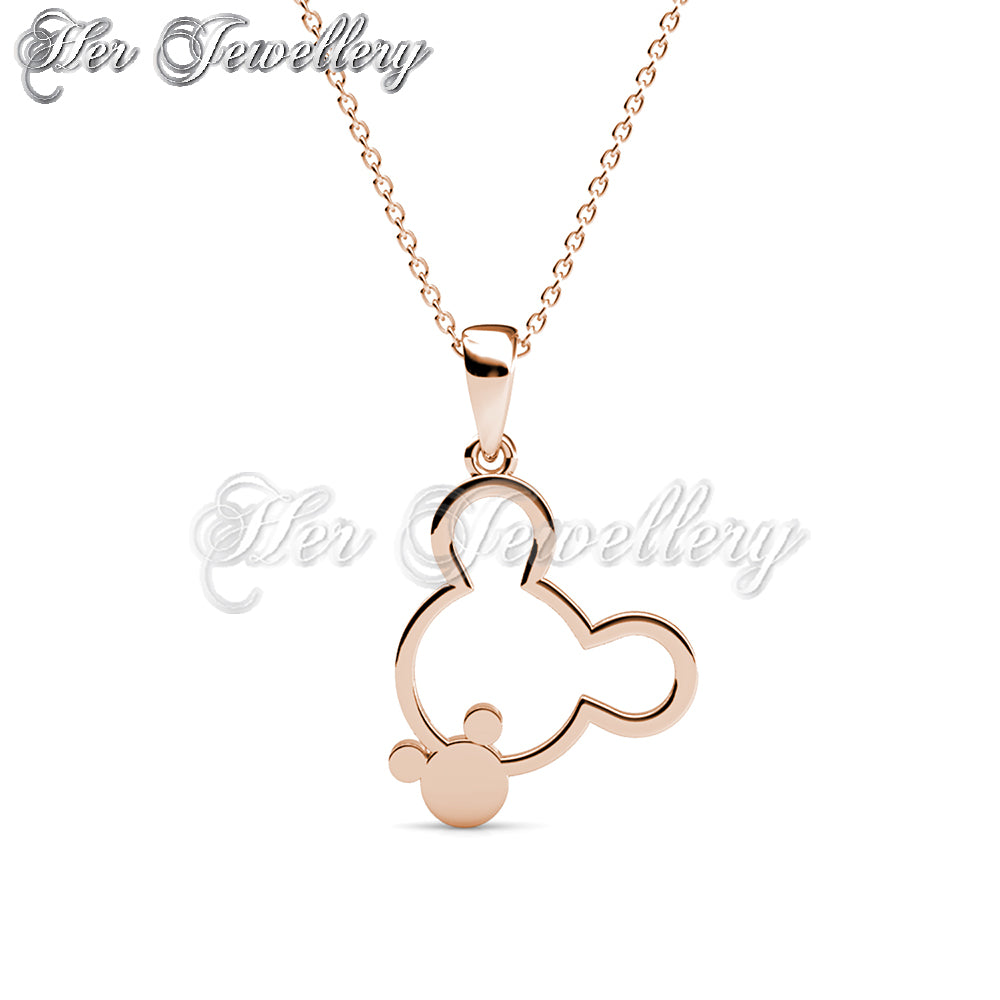 Swarovski Crystals Micky Bear Pendant - Her Jewellery