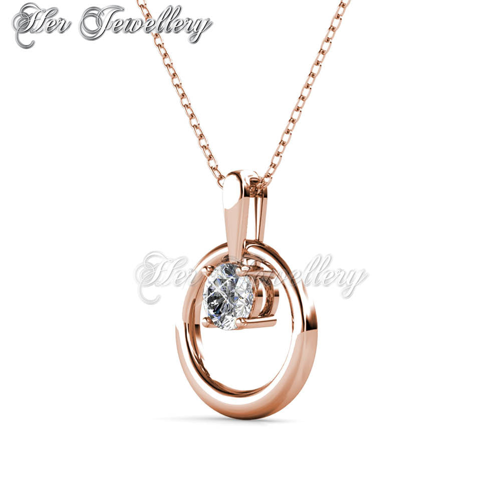 Swarovski Crystals Octavia Pendant†(Rose Gold) - Her Jewellery