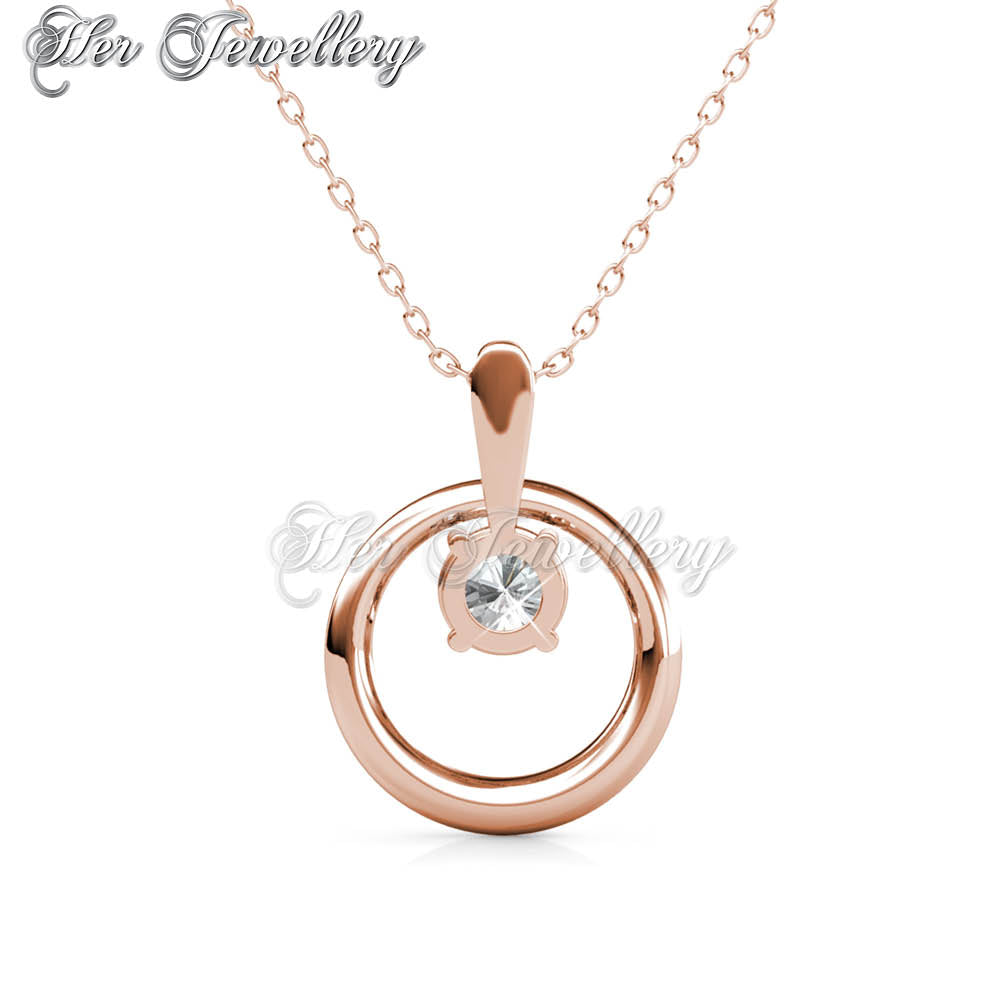 Swarovski Crystals Octavia Pendant†(Rose Gold) - Her Jewellery