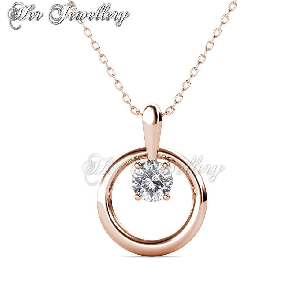 Swarovski Crystals Octavia Pendant†(Rose Gold) - Her Jewellery