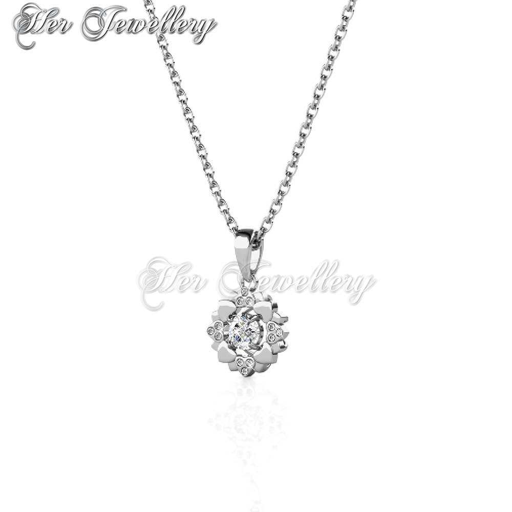 Swarovski Crystals Petal Love Pendant†- Her Jewellery