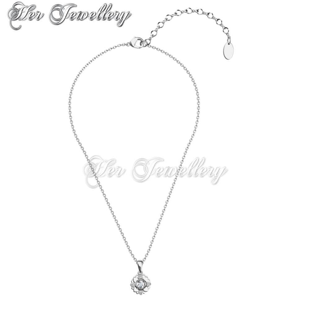 Swarovski Crystals Petal Love Pendant†- Her Jewellery