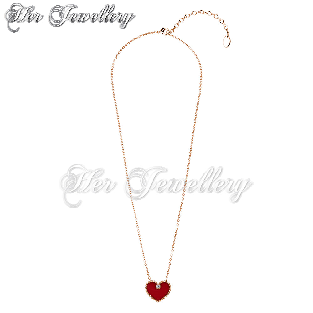 Swarovski Crystals Precious Heart Pendant - Her Jewellery