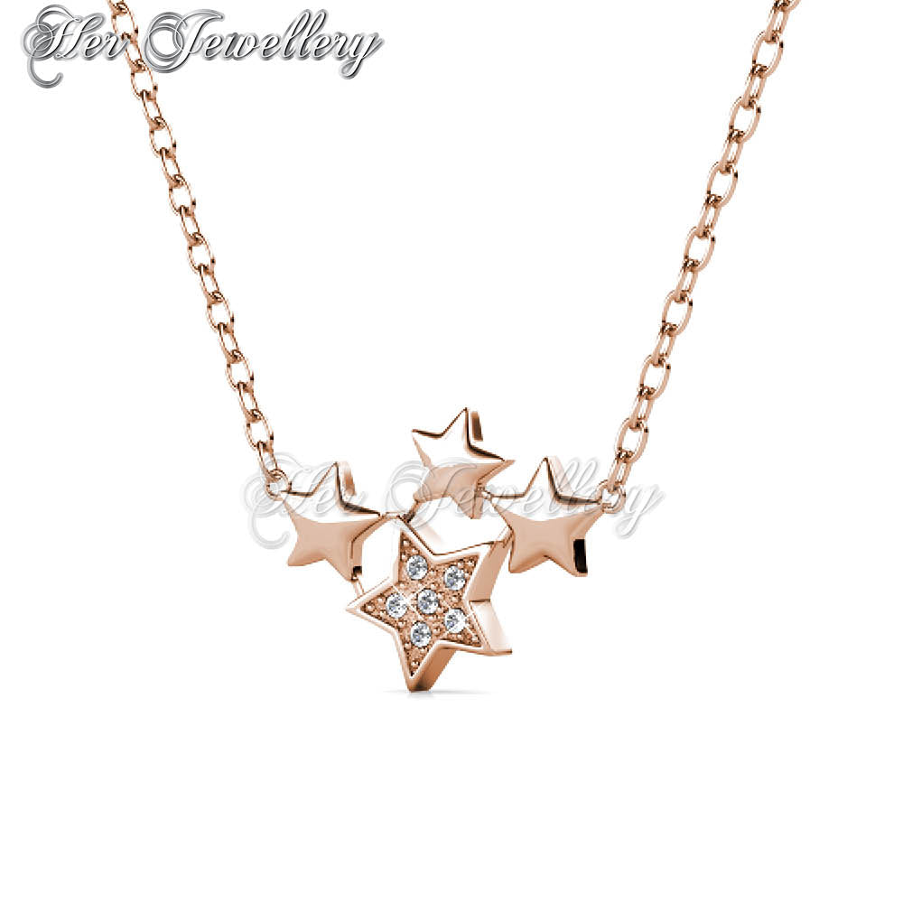 Swarovski Crystals Quad Star Pendant†- Her Jewellery