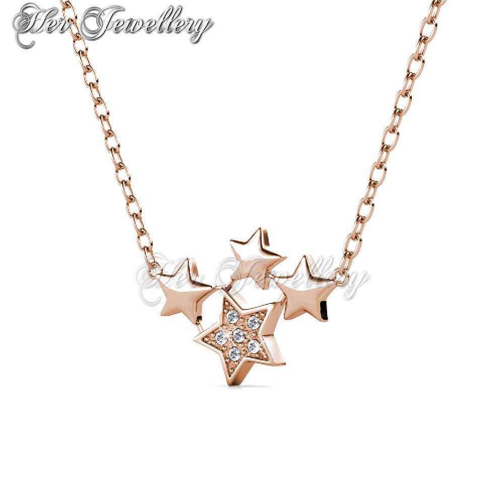 Swarovski Crystals Quad Star Pendantâ€ - Her Jewellery