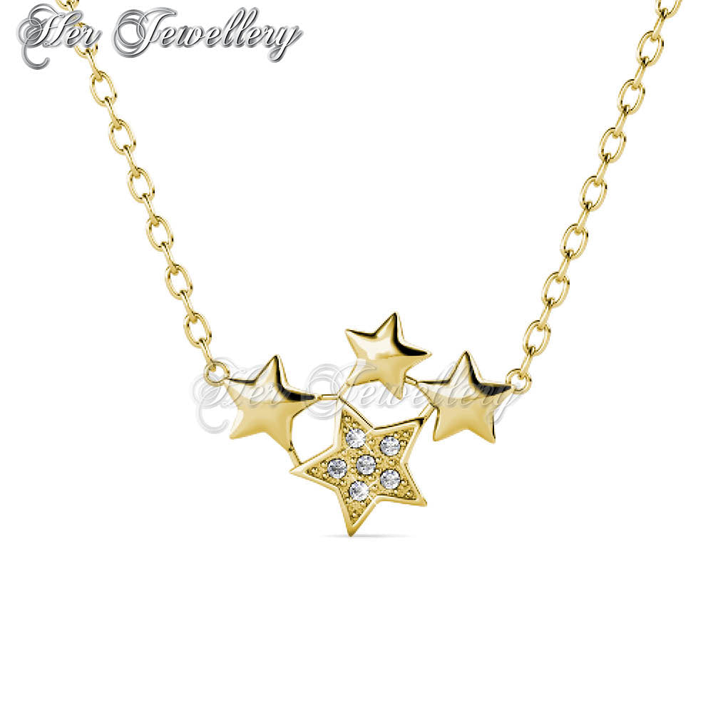 Swarovski Crystals Quad Star Pendantâ€ - Her Jewellery