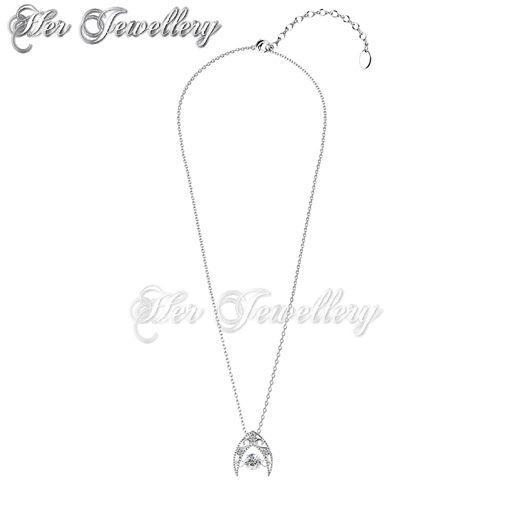 Swarovski Crystals Queen's Diamond Pendant - Her Jewellery