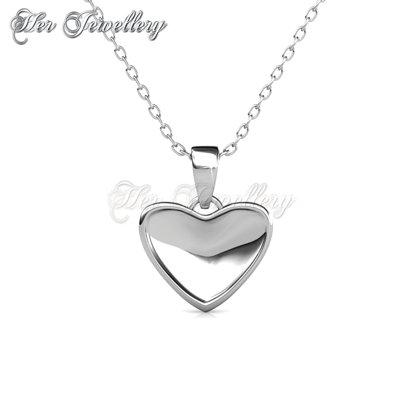 Swarovski Crystals Shield Heart Pendant†- Her Jewellery