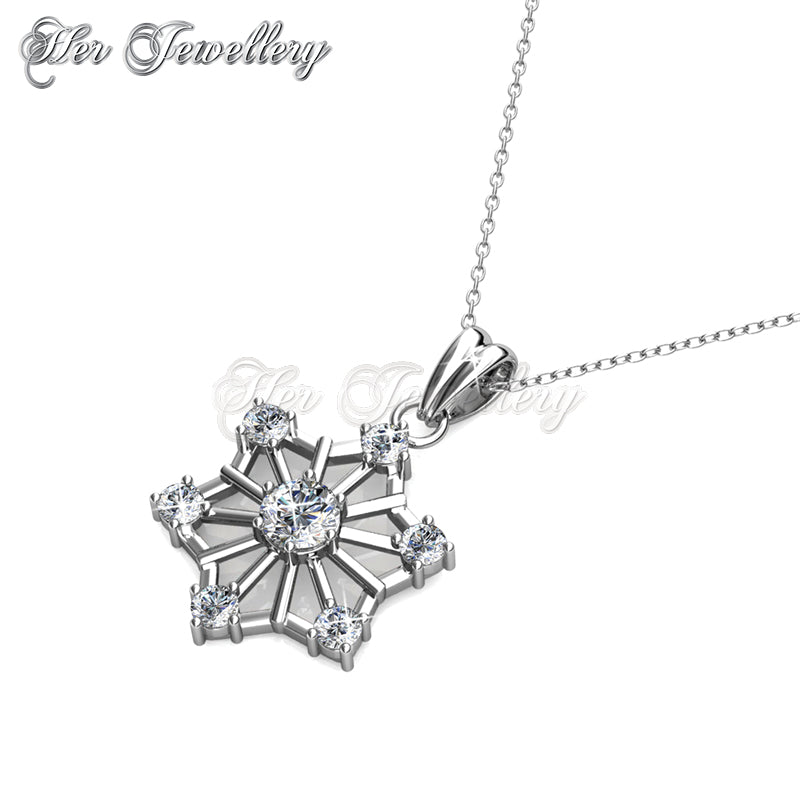 Swarovski Crystals Snowflakes Pendant†- Her Jewellery