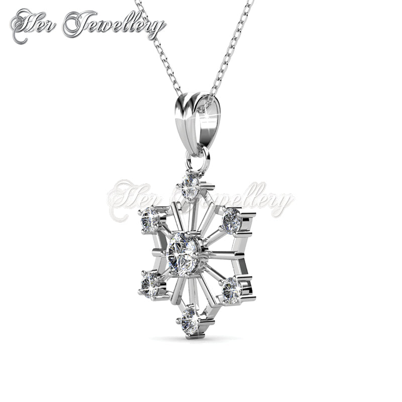 Swarovski Crystals Snowflakes Pendant†- Her Jewellery