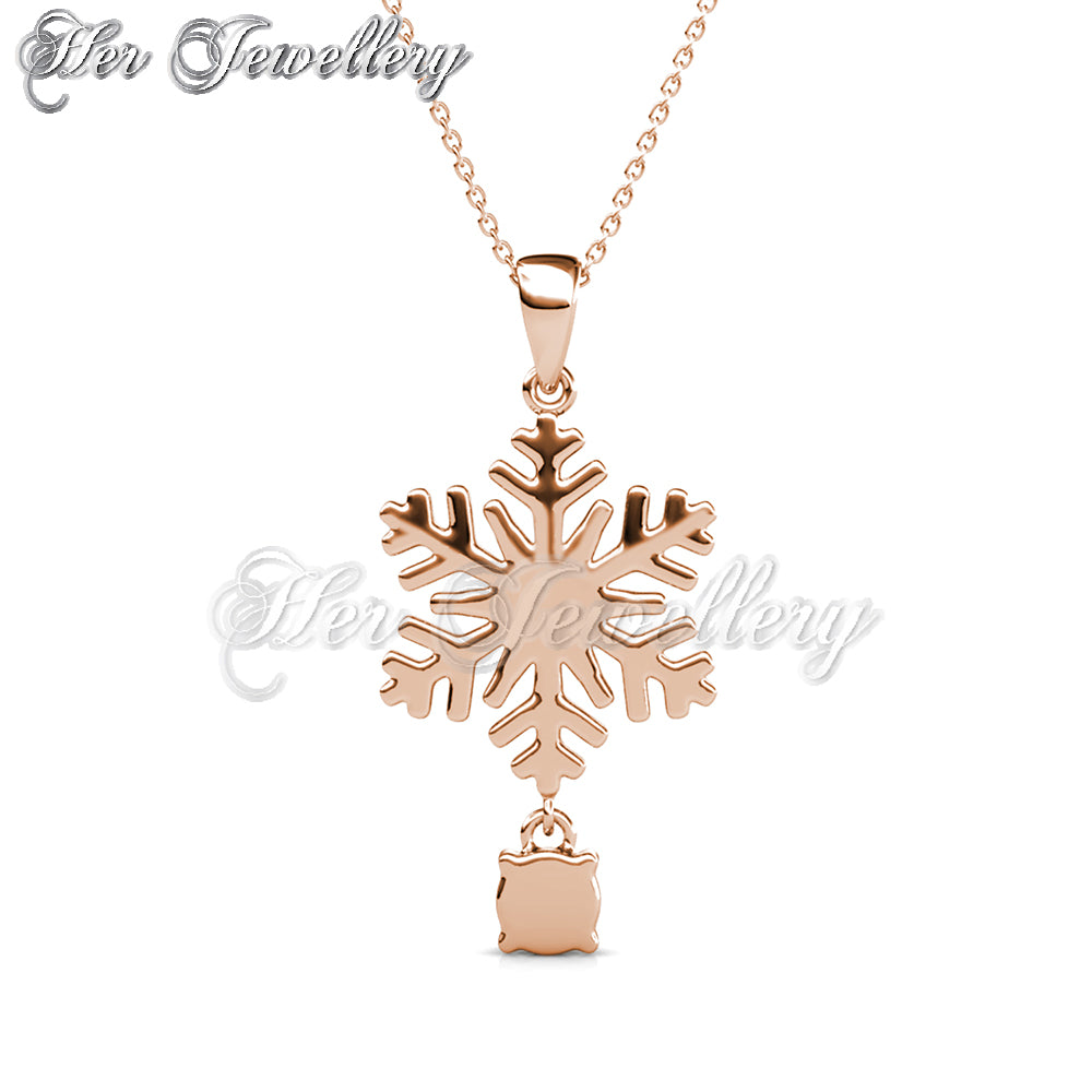 Swarovski Crystals Snowing Pendant - Her Jewellery