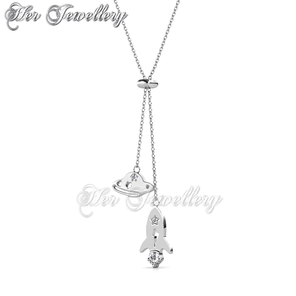 Swarovski Crystals Astra Space Pendant - Her Jewellery