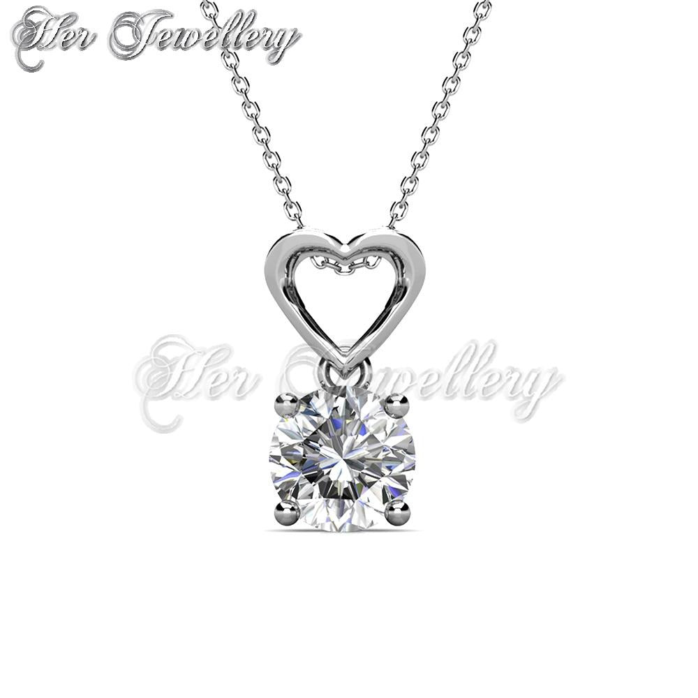 Swarovski Crystals Sweety Love Pendant - Her Jewellery