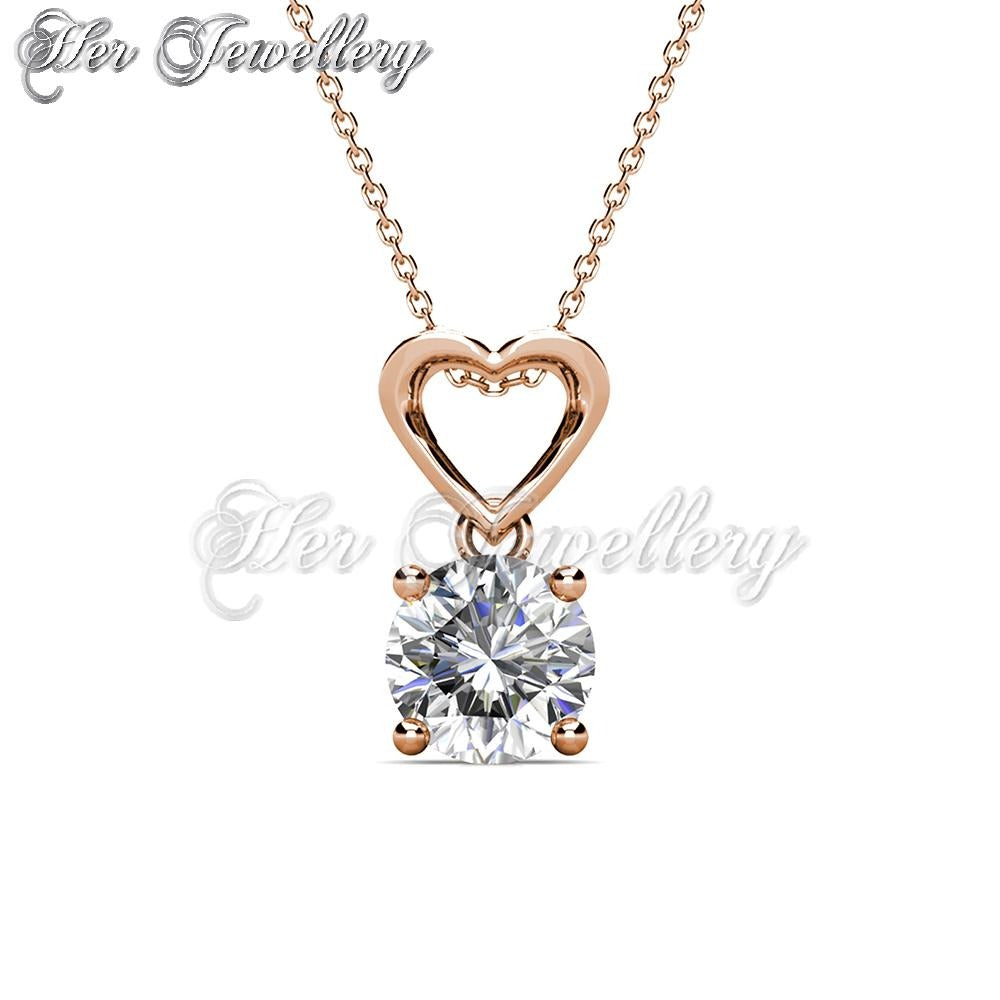 Swarovski Crystals Sweety Love Pendant - Her Jewellery